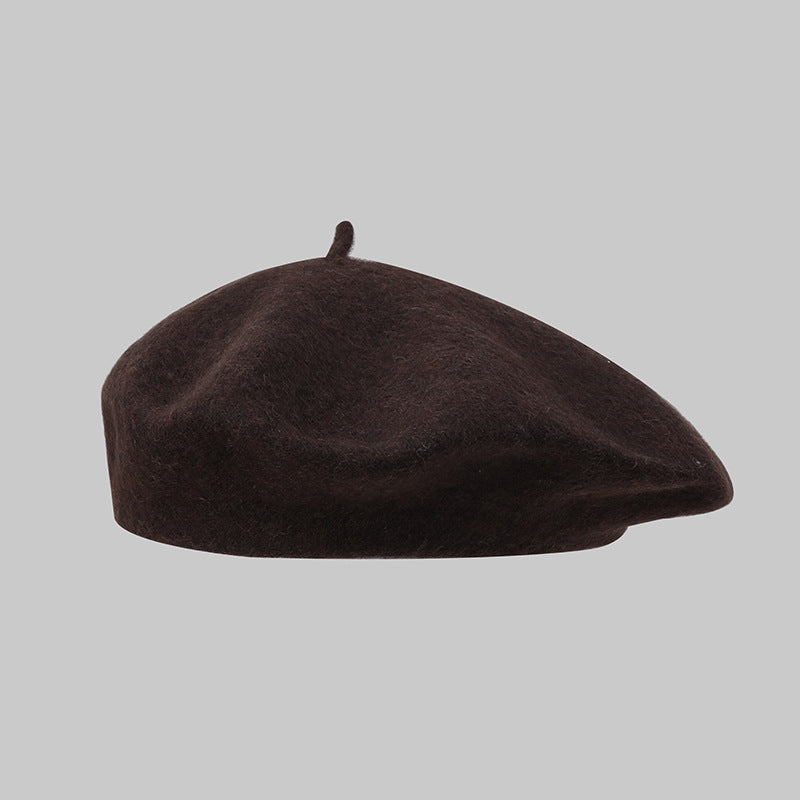 Wholesale Autumn and Winter Women's Solid Color Beret